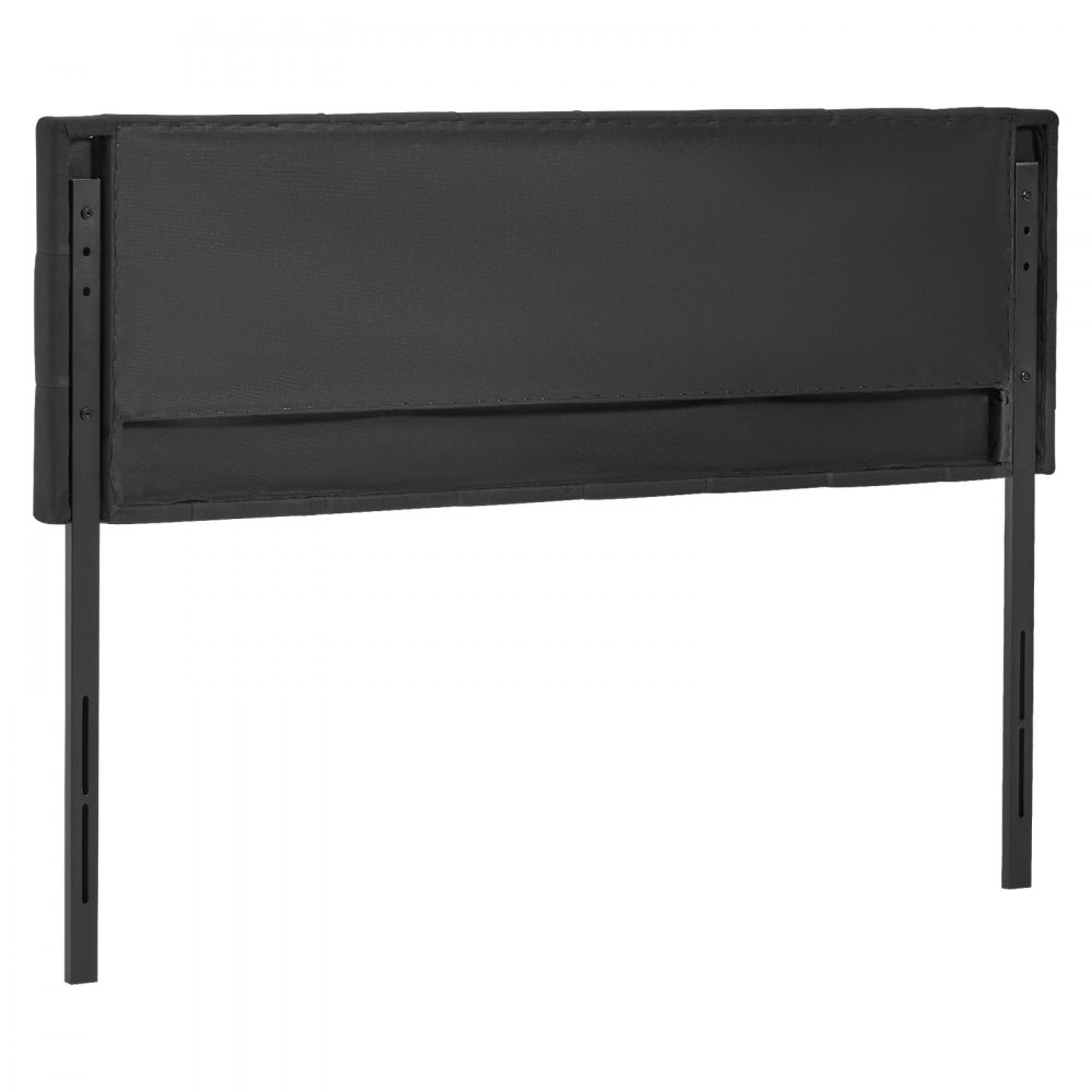 VEVOR Headboard, Queen Size Headboard with Adjustable Height, Comfortable Diamond Tufted for Queen Size Bed, W62.2 x H(42.72-54.53) x D2.76 in, Ideal for Bedroom, Hotel, Homestay, Dormitory, Black