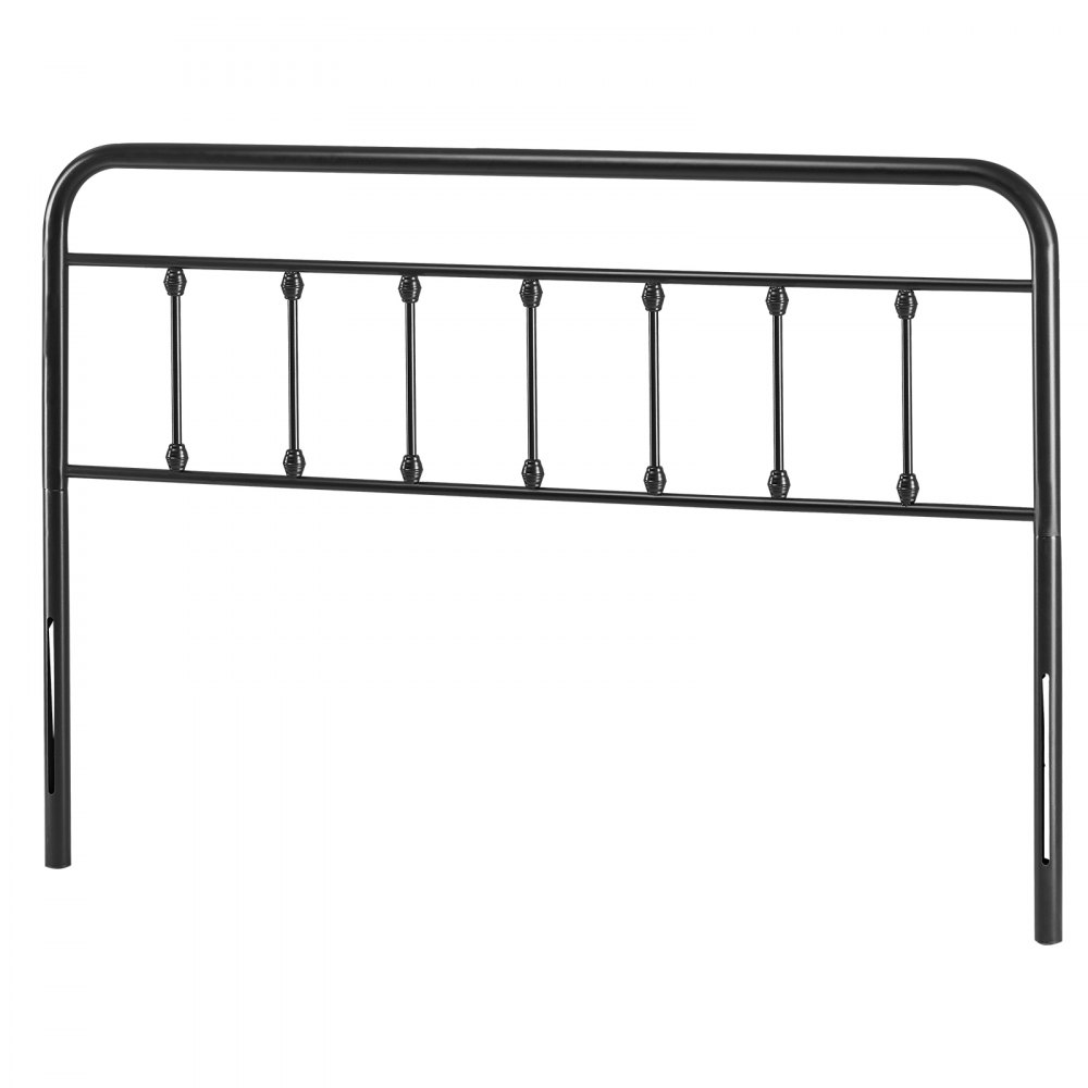 VEVOR Metal Headboard, Queen Size Headboard with Adjustable Height, Metal Headboard for Queen Size Bed, W59.65 x H40.55 x D1.5 inches, Ideal for Bedroom, Hotel, Homestay, Dormitory, Black
