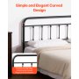 VEVOR Metal Headboard, Queen Size Headboard with Adjustable Height, W59.65 x H40.55 x D1.5 inches, Ideal for Bedroom, Hotel, Homestay, Dormitory, Black