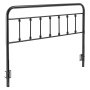 VEVOR Metal Headboard, Queen Size Headboard with Adjustable Height, W59.65 x H40.55 x D1.5 inches, Ideal for Bedroom, Hotel, Homestay, Dormitory, Black