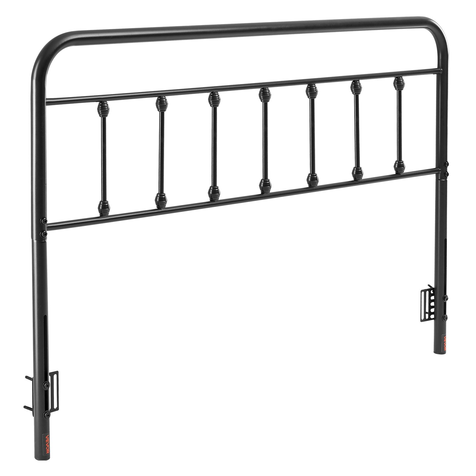 VEVOR Metal Headboard, Queen Size Headboard with Adjustable Height, Metal Headboard for Queen Size Bed, W59.65 x H40.55 x D1.5 inches, Ideal for Bedroom, Hotel, Homestay, Dormitory, Black