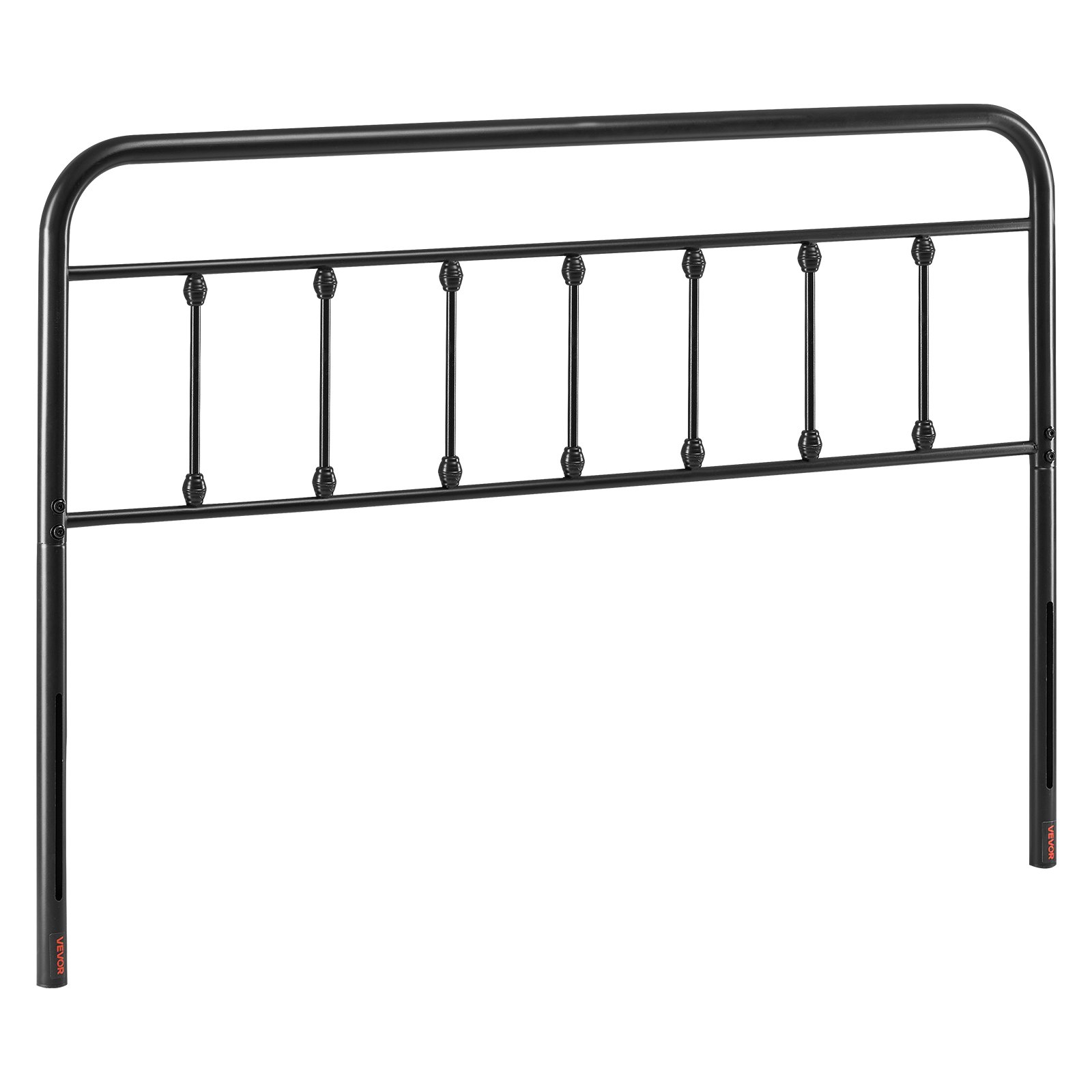 VEVOR Metal Headboard, Queen Size Headboard with Adjustable Height, Metal Headboard for Queen Size Bed, W59.65 x H40.55 x D1.5 inches, Ideal for Bedroom, Hotel, Homestay, Dormitory, Black