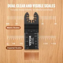 VEVOR 50PCS Oscillating Saw Blades, Universal Quick Release Oscillating Saw Blades, Multitool Tool Blades for Wood Plastic Aluminum, Fit Dewalt Bosch Milwaukee Hitachi Chicago Craftsman
