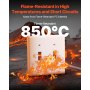 2-Gang Toggle Light Switch Outlet Covers Wall Plates 4.61 x 4.53in White 5 Pack