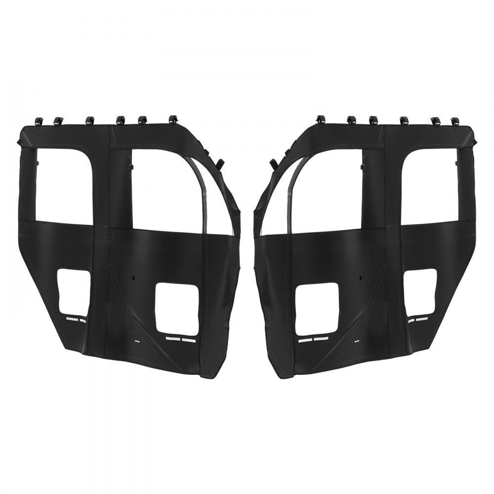 VEVOR Cab Enclosure Upper Doors, Compatible with CFMOTO Uforce 1000 XL 2022-2024, Soft Upper Doors, Windproof Waterproof Upgraded Zipper UTV Soft Side Window Kit, Fit with Side Mirrors and Windshields