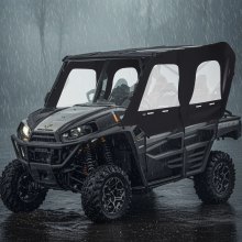 UTV Cab Enclosure Upper Doors Set Zipper Enclosure for Kawasaki Teryx4 2012-2022