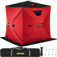 VEVOR Tente de Pêche sur Glace Imperméable Abri 2 Personnes Camping Portable