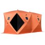 VEVOR 8 Person Ice Fishing Shelter Tent 300d Oxford Fabric Portable Ice Shelter Ισχυρό αδιάβροχο Ice Fish Shelter for Outdoor Fishing Ice Fishing Tent