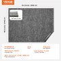 VEVOR Rug Pad Gripper 9' x 12' Protective Carpet Pad 0.47" Thick for All Floors