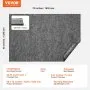 VEVOR Non-Slip Resistant Rug Pad, Protective Cushioning Carpet Pad, 2'x8' (7.875' Actual), 1/4"Thick, Dual Surface, Polyester Felt + Latex, 1-2㎡ Area Carpet Padding Rug Cushion Safe for All Floors