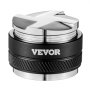 VEVOR Coffee Distributor 53mm, 2-in-1 Adjustable Espresso Distributor with Fan-Shaped Base, Coffee Distributor 304 Stainless Steel with Easy-to-Disassemble Design