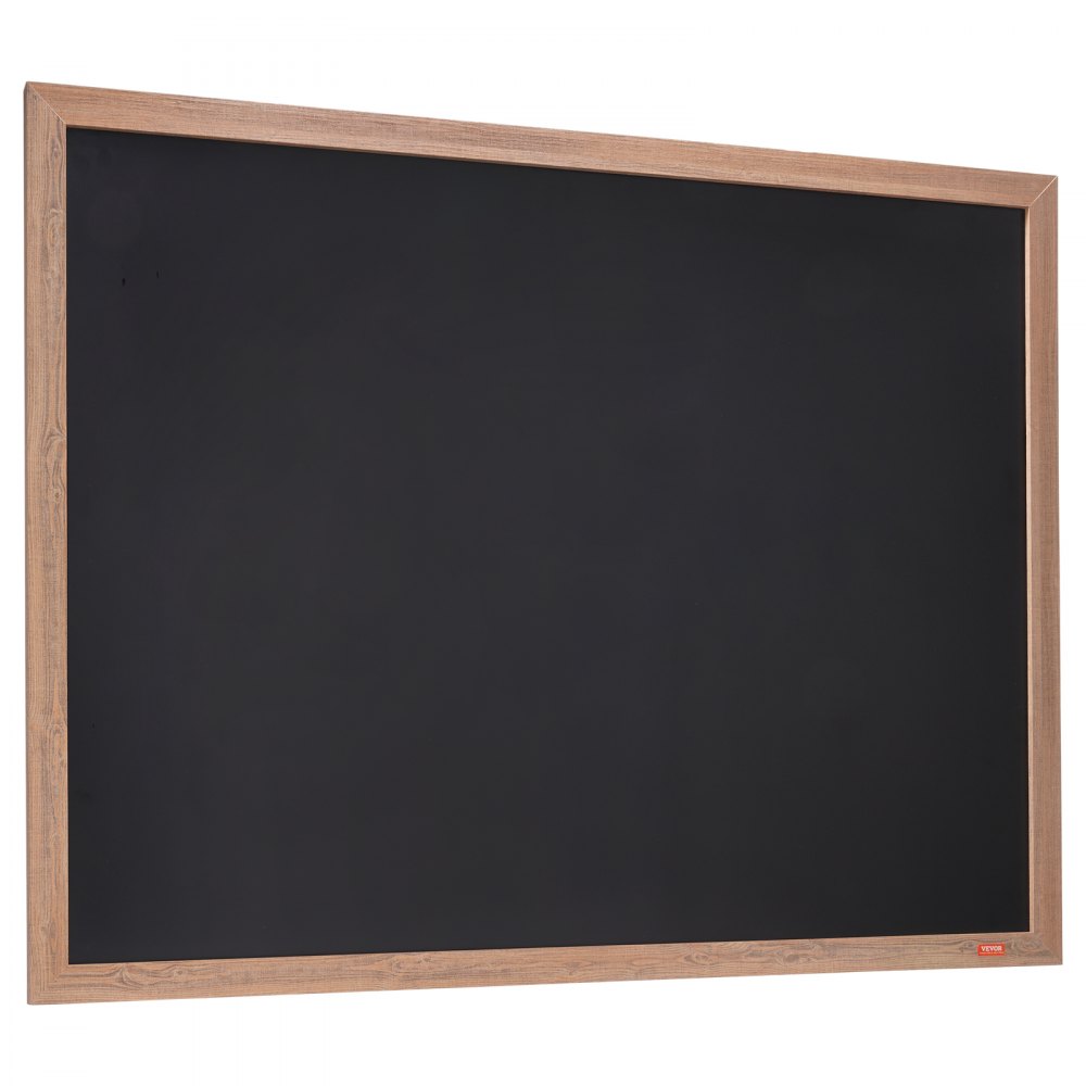 VEVOR Magnetic Chalk Board, Hanging Message Signs with Chalks, Vintage Chalkboard Sign, Rustic Brown Framed Calendar and Bulletin Combo Boards, 35"x46", Kitchen, Home Decor, Wedding