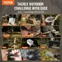Survival Shovel 8 in 1 Camping Shovel Folding Multitool Portable Compact