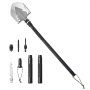 VEVOR Survival Shovel, 11 in 1 Camping Shovel Folding Multitool, Military Grade Portable Compact Tactical Shovel, Multifunction for Off-Roading, Camping, Hiking, Outdoor, Survivalist and Emergency