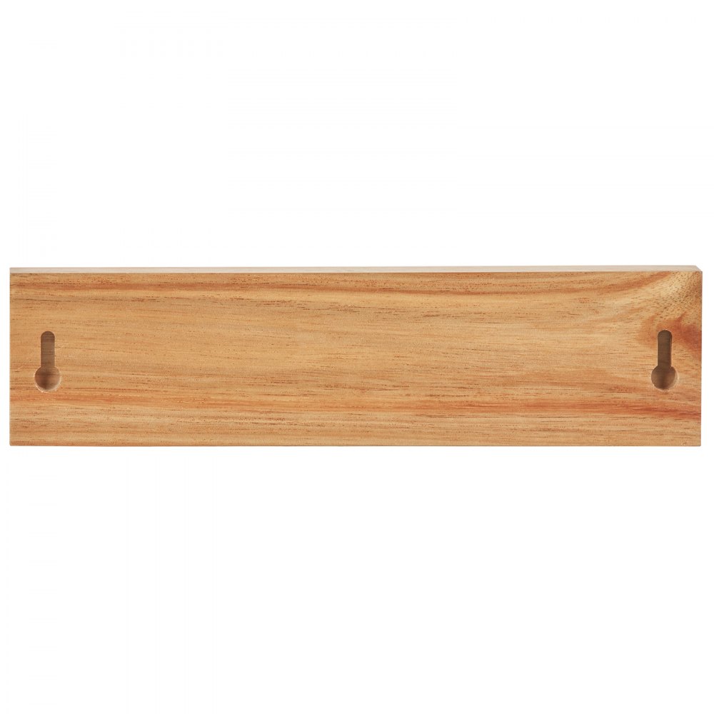 VEVOR 10" Magnetic Knife Storage Holder Wall Mount Knife Strip Acacia Wood