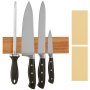 VEVOR 10" magnetisk knivhållare Väggmonterad knivremsa Acacia Wood