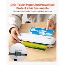 Laminator Machine Thermal Laminator for Max A4 Size 3-5mil Thickness White