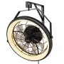 VEVOR Wall Mounted Fan with Lights, 22 inch Wall Mount Fan with Remote, 6 Speeds Plug in Wall Fan, Reversible, Dimmable 3-color Lighting, Timer, 360°Adjustable Tilt for Workshop, Patio, Home