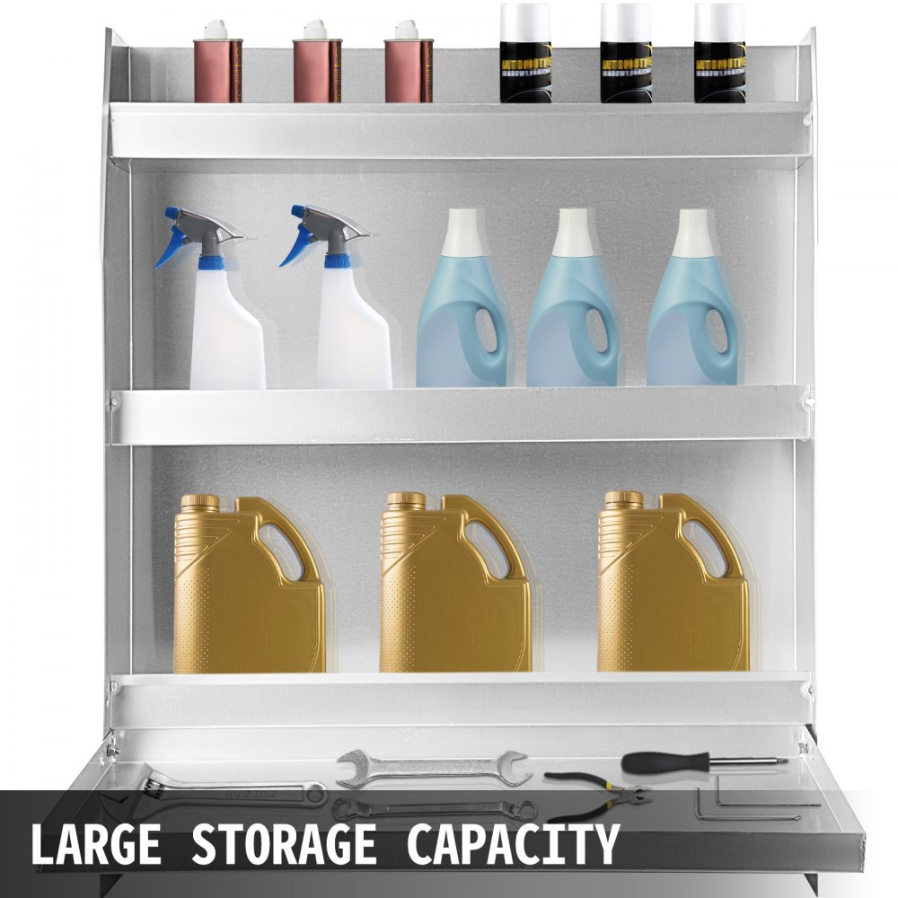 Trailer Door Cabinet Trailer Cabinet Aluminum 33.4x26.3x7.2 Inch Storage Cabinet