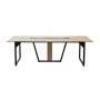 VEVOR Conference Table, 2400 mm Office Meeting Table for 10 Person, Modern Rectangle Seminar Desk with Metal Legs, Large Meeting Desk Ideal for Office, Boardroom, Conference Room, Easy Assembly, Brown