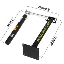 VEVOR Boxing Spinning Bar Wall Mount,Black Punching Spinning Bar for Boxing Speed Trainer,Boxing MMA Speed Reflex Training Equipment for Teenagers and Adults,Exercise Release Stress Lose Weight
