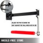 VEVOR Boxing Spinning Bar Wall Mount Boxing Bar Reflex Height Adjustable Punching Bar Rapid-Reflex, Rotating Boxing Target Bar, Spar Bar Boxing Trainer For Eye Coordination Boxing(Red,Wall-mounted)