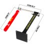 VEVOR Boxing Spinning Bar Wall Mount Boxing Bar Reflex Height Adjustable Punching Bar Rapid-Reflex, Rotating Boxing Target Bar, Spar Bar Boxing Trainer For Eye Coordination Boxing(Red,Wall-mounted)