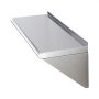 VEVOR 12" x 36" Stainless Steel Shelf, Wall Mounted Floating Shelving with Brackets, 250 lbs Load Capacity Commercial Shelves, Heavy Duty Storage Rack for Restaurant, Kitchen, Bar, Home, and Hotel