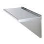 VEVOR 14" x 36" Stainless Steel Shelf, Wall Mounted Floating Shelving with Brackets, 300 lbs Load Capacity Commercial Shelves, Heavy Duty Storage Rack for Restaurant, Kitchen, Bar, Home, and Hotel