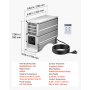 VEVOR Boat Engine Compartment Heater, 600W Bilge Heater Fit Boats Up to 28FT, with Self-Regulating PTC Element & Automatic Thermostat, IP68 Waterproof Fan, Winter Freeze Protection for Boats RVs