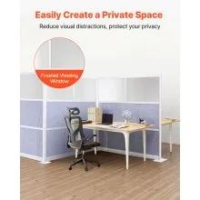 VEVOR Office Divider Privacy Partition 1PCS 70" x 70" Modular Wall Room Divider