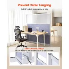 VEVOR Office Divider Privacy Partition 1PCS 70" x 70" Modular Wall Room Divider