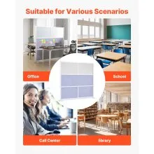 VEVOR Office Divider Privacy Partition 1PCS 70" x 70" Modular Wall Room Divider