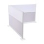 VEVOR Office Divider Privacy Partitions, 2-Pack, 72" x 48" Room Divider Walls, PET Workstation Cubicle Partition with Frosted Acrylic Windows, Freestanding Privacy Panels for Office Library School