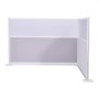 VEVOR Office Divider Privacy Partitions, 2-Pack, 72" x 48" Room Divider Walls, PET Workstation Cubicle Partition with Frosted Acrylic Windows, Freestanding Privacy Panels for Office Library School