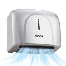 VEVOR Hand Dryer, 1300W Bathroom Air Hand Dryer, Automatic High Speed with HEPA Filter, Fast Drying, Premium ABS Construction, AC220-240V Commercial Wall Mounted for Home Bathroom, Guest Room,Homestay