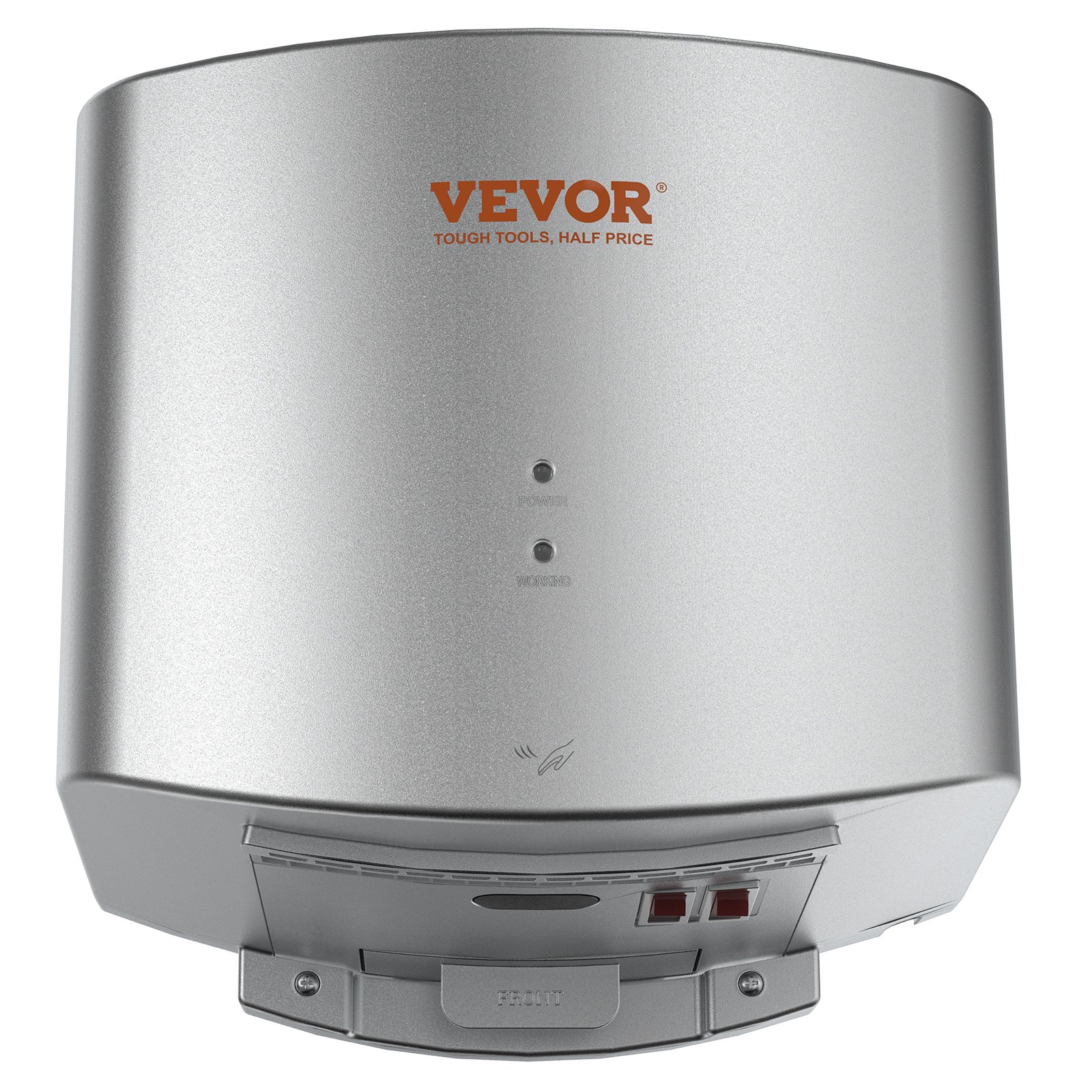 VEVOR Heavy Duty Commercial Hand Dryer, 1400W Automatic High Speed ABS Warm Wind Hand Blower, 220V-240V & Built-In Filter Sponge & Low Noise & Effortless Installation, Compliant for Industry Home