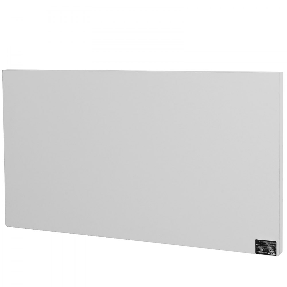 VEVOR Wall Mounted Folding Table, 900 x 500 mm Wall Mount Drop Leaf Table, Floating Desk with Iron Bracket, Fold Down Desk for Small Spaces, Home Office, Dining, Laundry Room, Kitchen, Bar, White