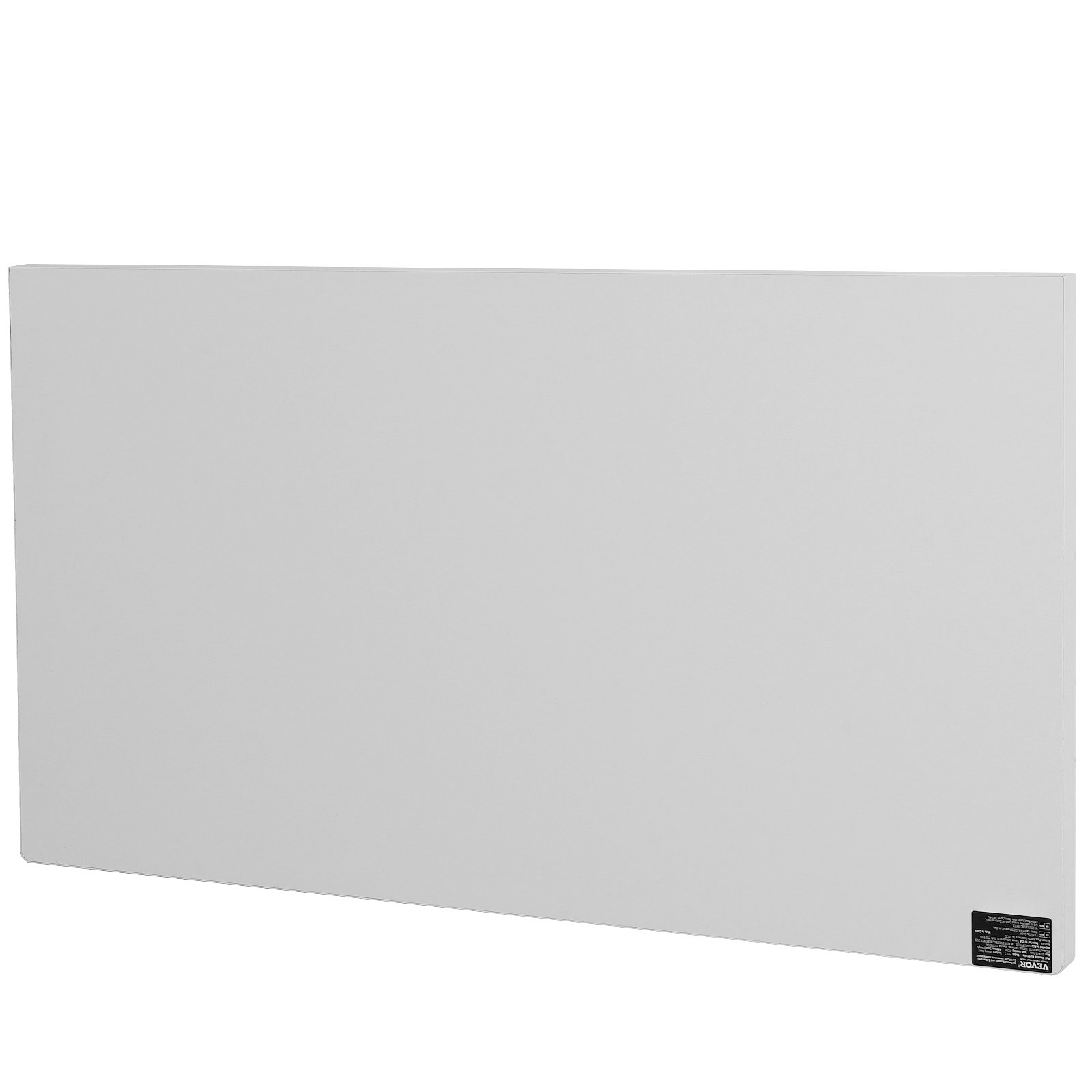 VEVOR Wall Mounted Folding Table, 900 x 500 mm Wall Mount Drop Leaf Table, Floating Desk with Iron Bracket, Fold Down Desk for Small Spaces, Home Office, Dining, Laundry Room, Kitchen, Bar, White