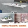VEVOR Wall Mounted Floating Folding Table Laptop Desk Home Office 43.31x18.11 in