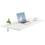 VEVOR Wall Mounted Folding Table, 43.3 x 18 inches Wall Mount Table, Floating Desk with Iron Bracket, Fold Down Desk for Small Spaces, Home Office, Dining, Laundry Room, Kitchen, Bar, White