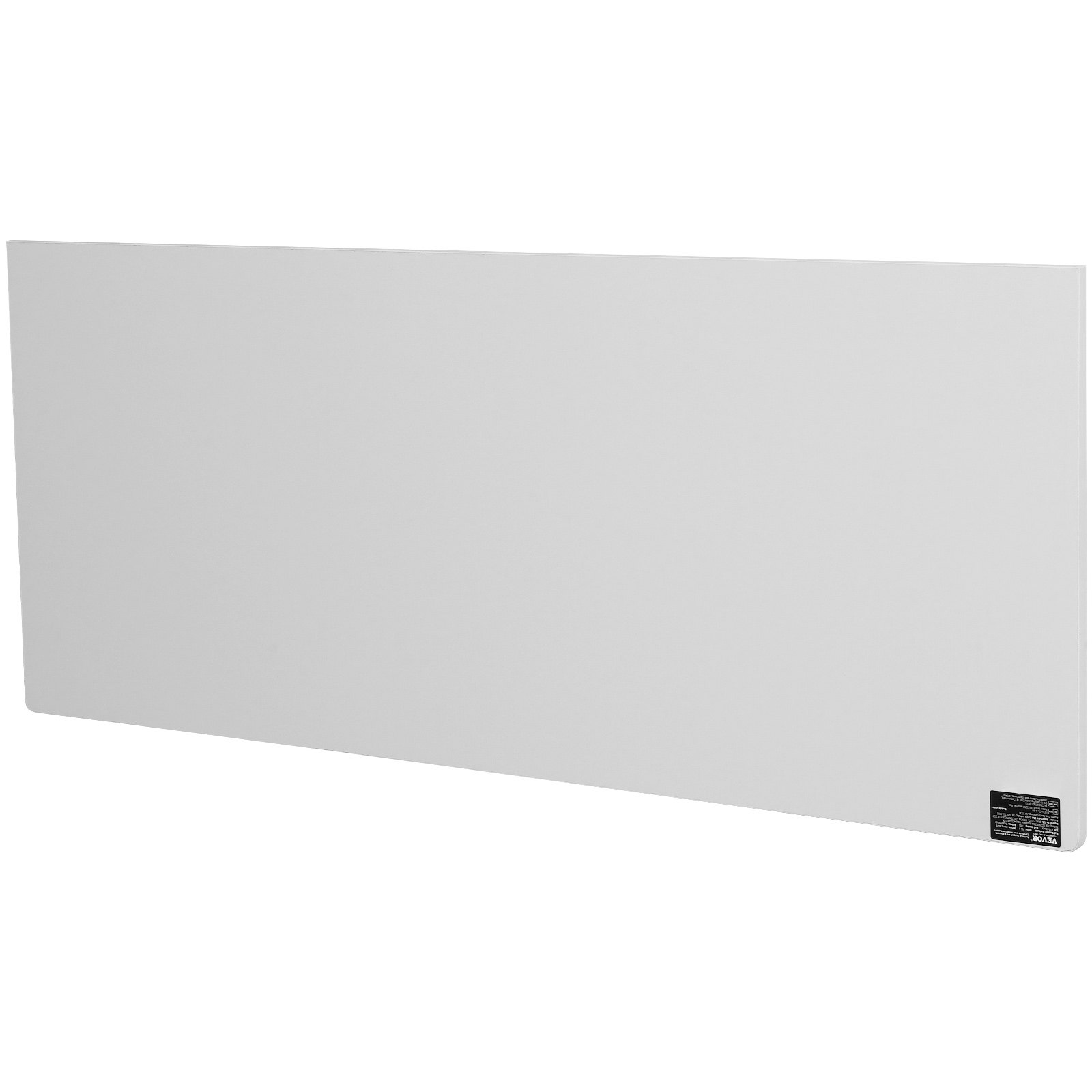 VEVOR Wall Mounted Folding Table, 1100 x 460 mm Wall Mount Drop Leaf Table, Floating Desk with Iron Bracket, Fold Down Desk for Small Spaces, Home Office, Dining, Laundry Room, Kitchen, Bar, White