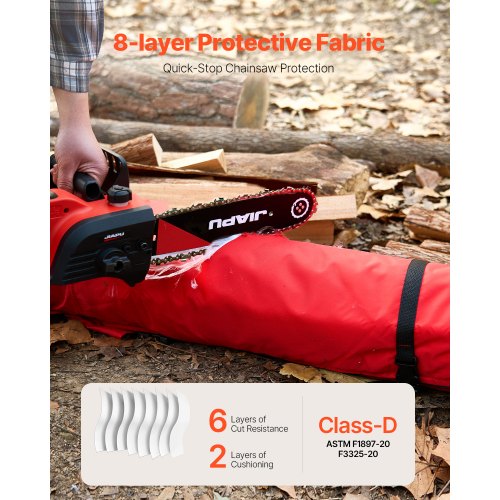 YARDMARIS Chainsaw Chaps Technical 8 Layers Chainsaw Pants Class B For Chainsaw Users