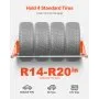 VEVOR Wall Mounted Tire Rack, 31" - 56" Adjustable Tire Rack, Q235 Heavy-Duty Steel Tire Storage Rack for R14-R20 inch Standard Tires, Max 400lbs Load Capacity, Ideal for Garage Workshop Repair Shop