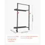 VEVOR Folding Power Cage, Wall-Mounted Power Rack Squat Rack, Multifunctional Strength Training Workout Equipment with Landmine Holder, Adjustable J-Hooks & Pull-Up Bar for Home Gym, 545KG Capacity