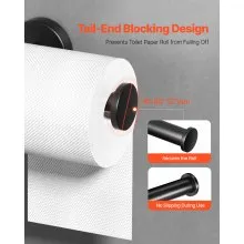 VEVOR Toilet Paper Holder Fits Mega Rolls Wall Mounted Toilet Roll Tissue Holder