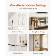 Suction Cup Hooks 6 Pack 2.76 x 3.54 x 1.57 inch Heavy Duty Holder for Glass
