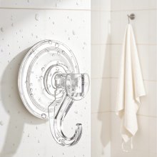 Suction Cup Hooks 6 Pack 2.76 x 3.54 x 1.57 inch Heavy Duty Holder for Glass