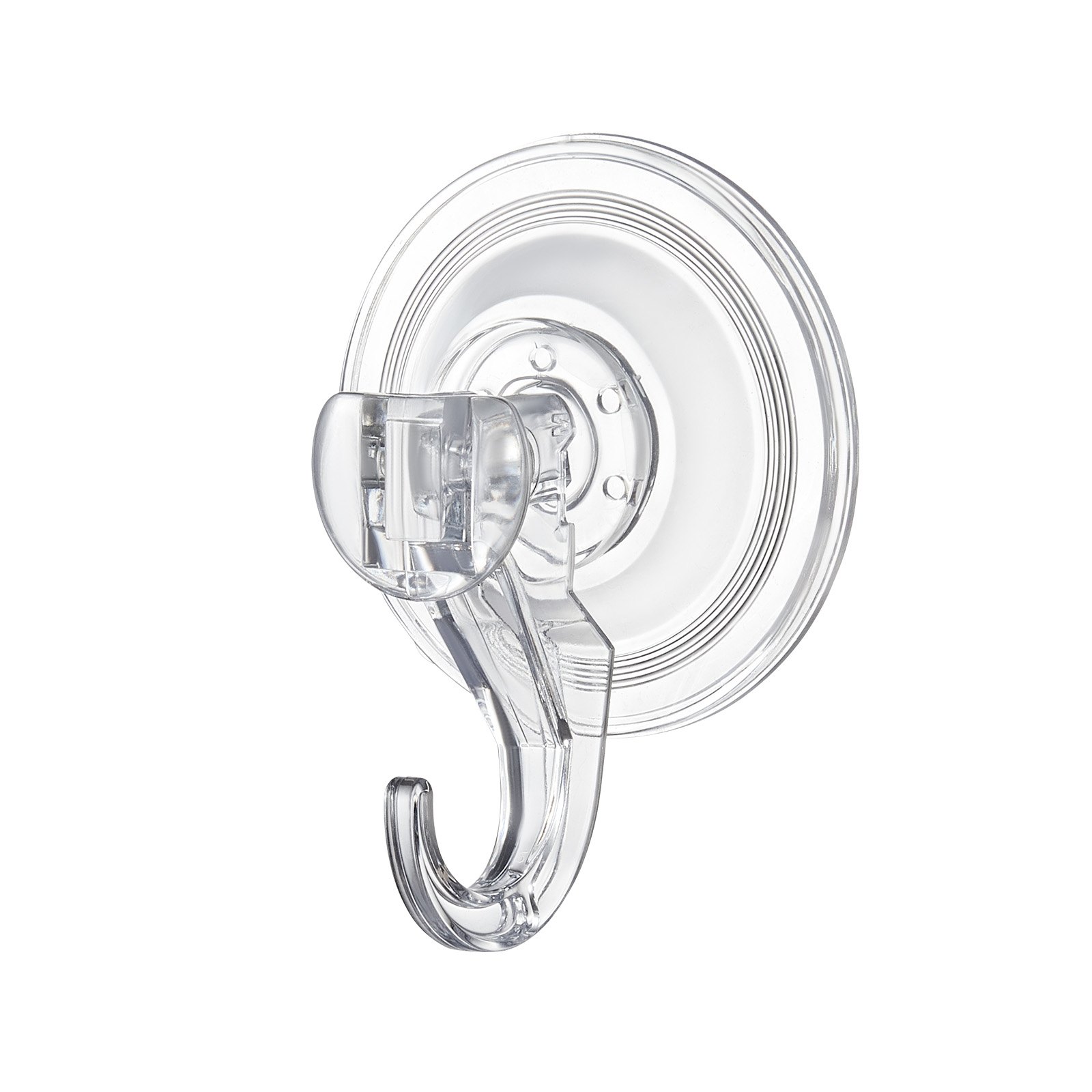 VEVOR Suction Cup Hooks 6 Pack, 2.76 x 3.54 x 1.57 inch, 10 LBS Max Load Clear Shower Suction Cups, Strong and Reusable Heavy Duty Wall Holder, for Loofah, Towel, Glass, Window, Kitchen, Bathroom