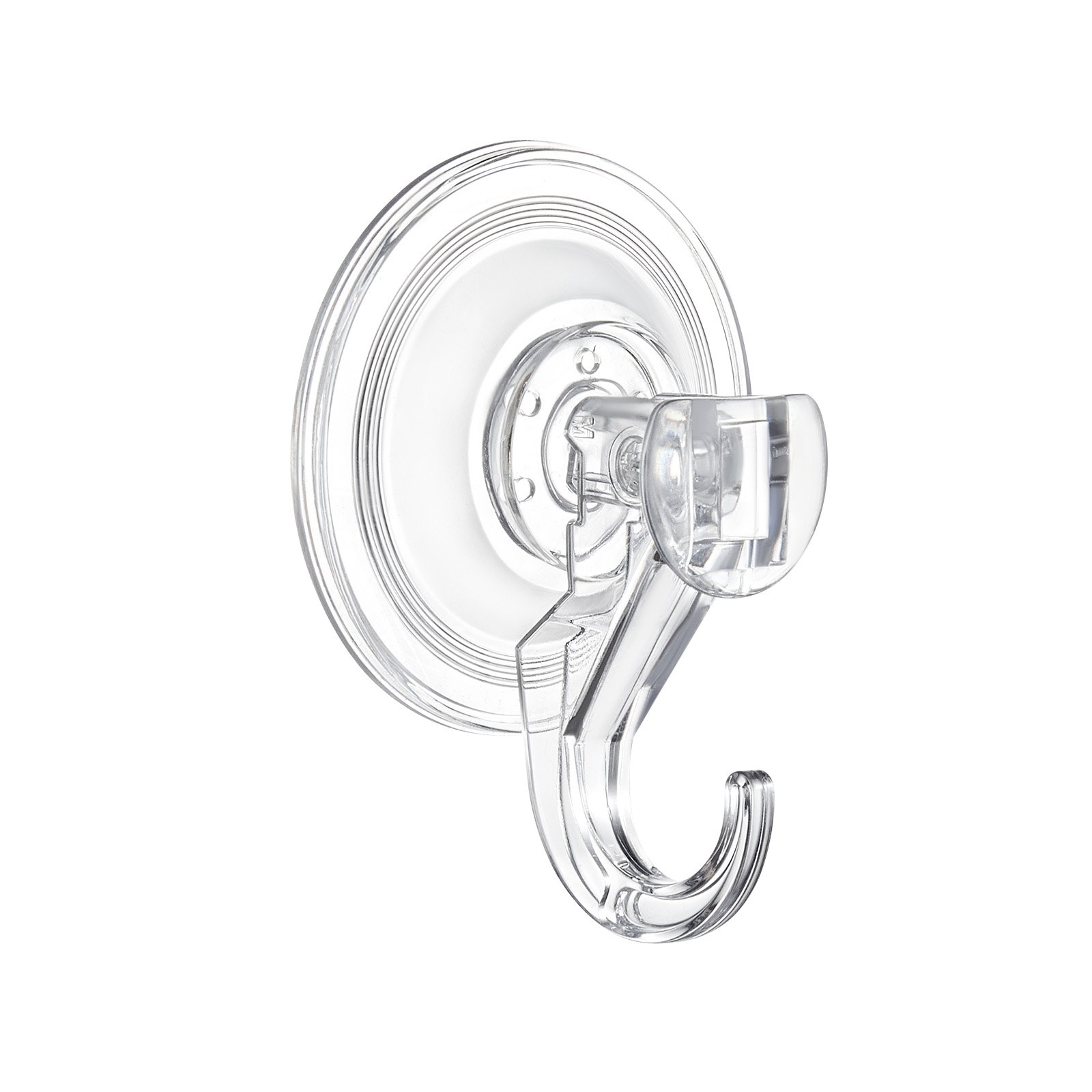 VEVOR Suction Cup Hooks 6 Pack, 2.76 x 3.54 x 1.57 inch, 10 LBS Max Load Clear Shower Suction Cups, Strong and Reusable Heavy Duty Wall Holder, for Loofah, Towel, Glass, Window, Kitchen, Bathroom